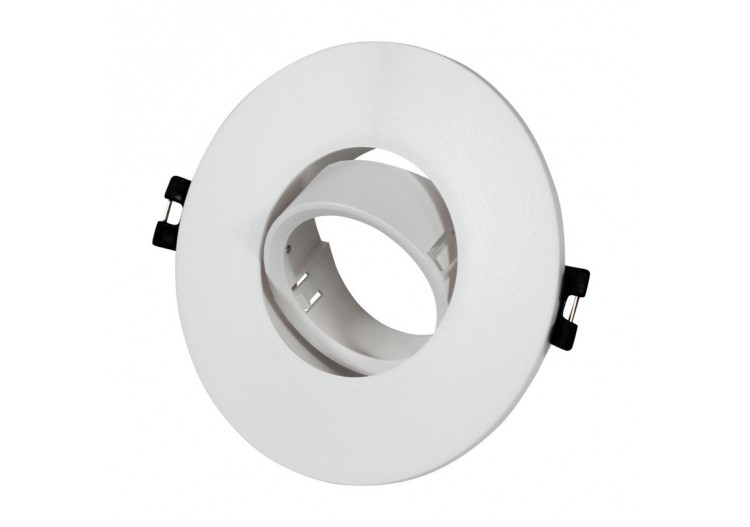 Collerette ronde orientable pour spot GU10 / MR16 diamètre 110mm - B986-R-B - Barcelona LED