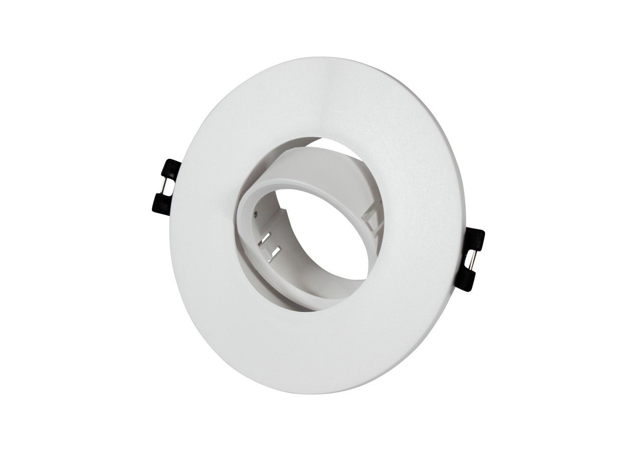 Collerette ronde orientable pour spot GU10 / MR16 diamètre 110mm - B986-R-B - Barcelona LED