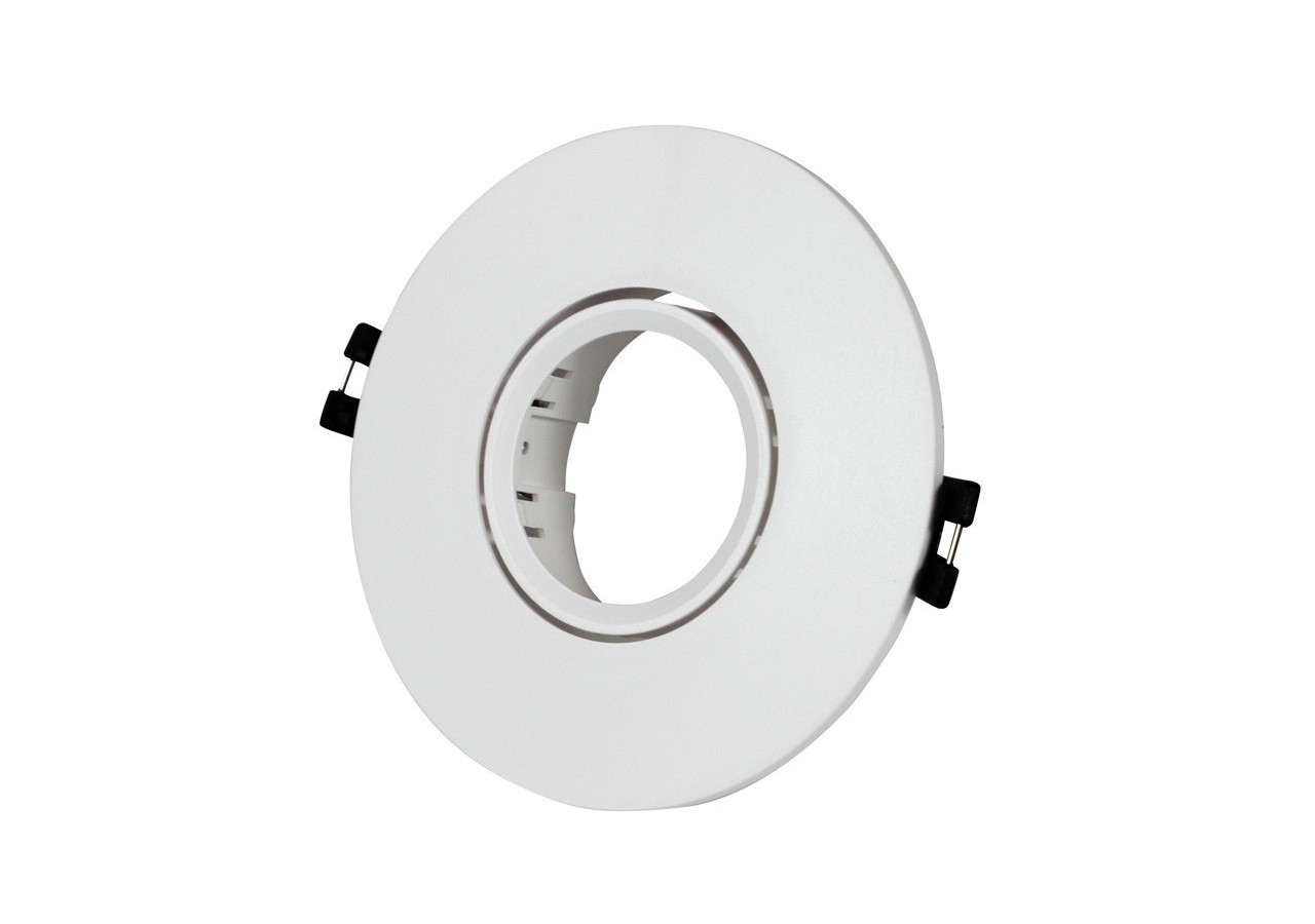 Collerette ronde orientable pour spot GU10 / MR16 diamètre 110mm - B986-R-B - Barcelona LED