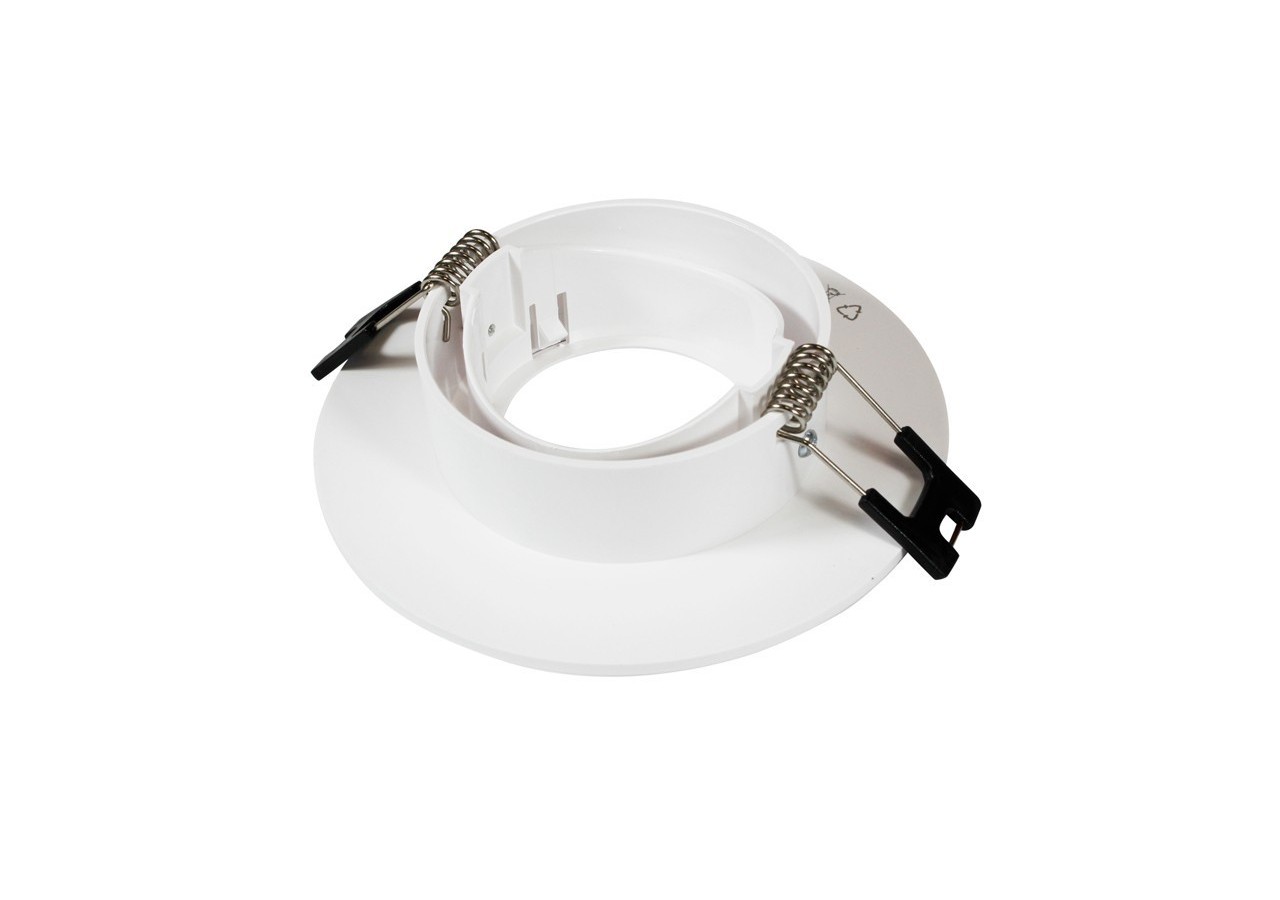 Collerette ronde orientable pour spot GU10 / MR16 diamètre 110mm - B986-R-B - Barcelona LED