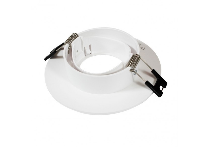 Collerette ronde orientable pour spot GU10 / MR16 diamètre 110mm - B986-R-B - Barcelona LED