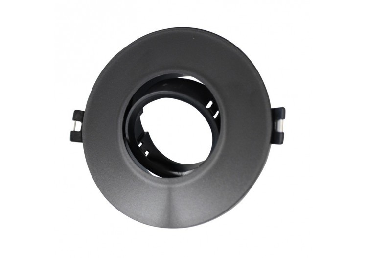 Collerette ronde orientable pour spot GU10 / MR16 diamètre 110mm - B986-R-N - Barcelona LED