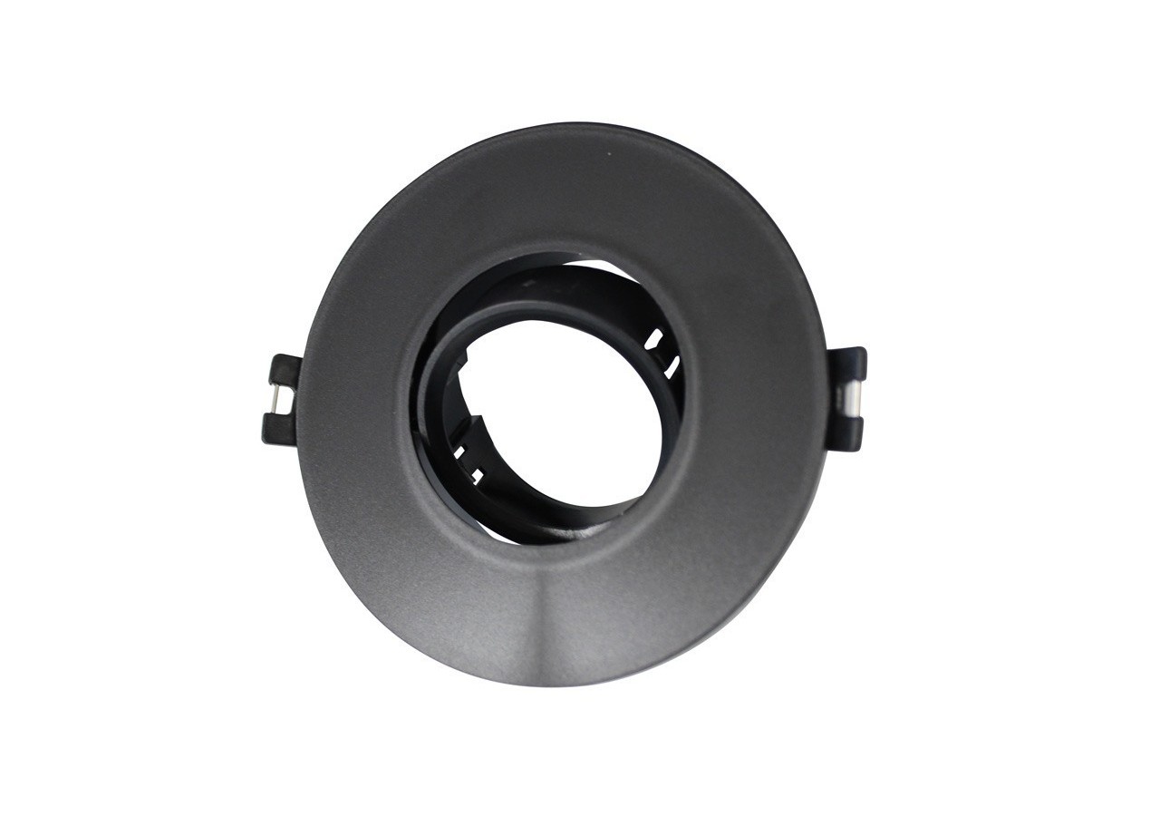 Collerette ronde orientable pour spot GU10 / MR16 diamètre 110mm - B986-R-N - Barcelona LED