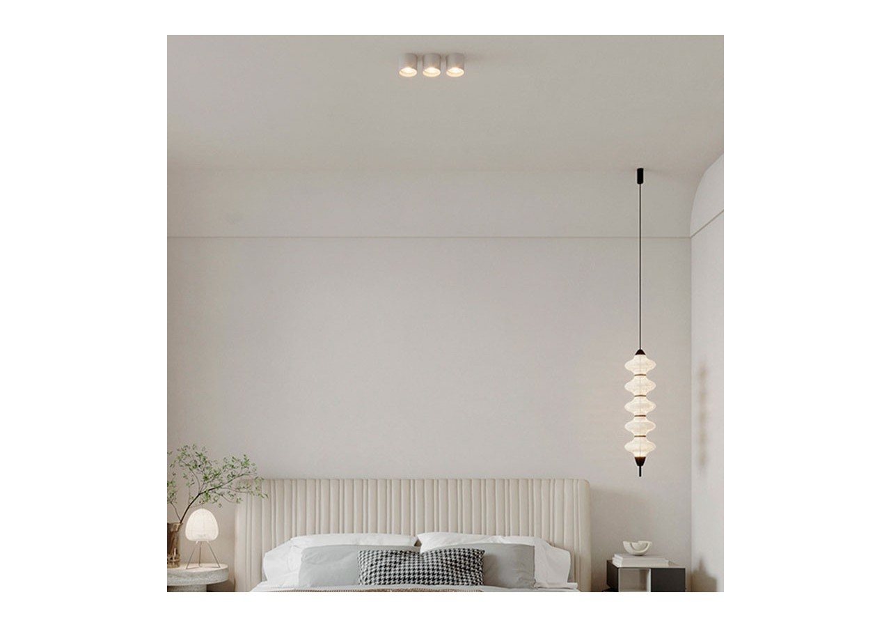 Applique plafond en polycarbonate orientable - GU10 - B985-R-B - Barcelona LED