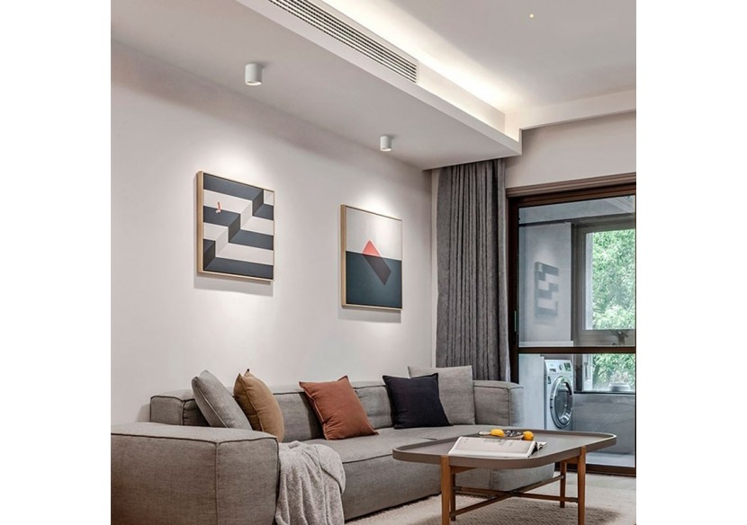 Applique plafond en polycarbonate orientable - GU10 - B985-R-B - Barcelona LED Applique plafond en polycarbonate orientable - GU10 - B985-R-B - Barcelona LED