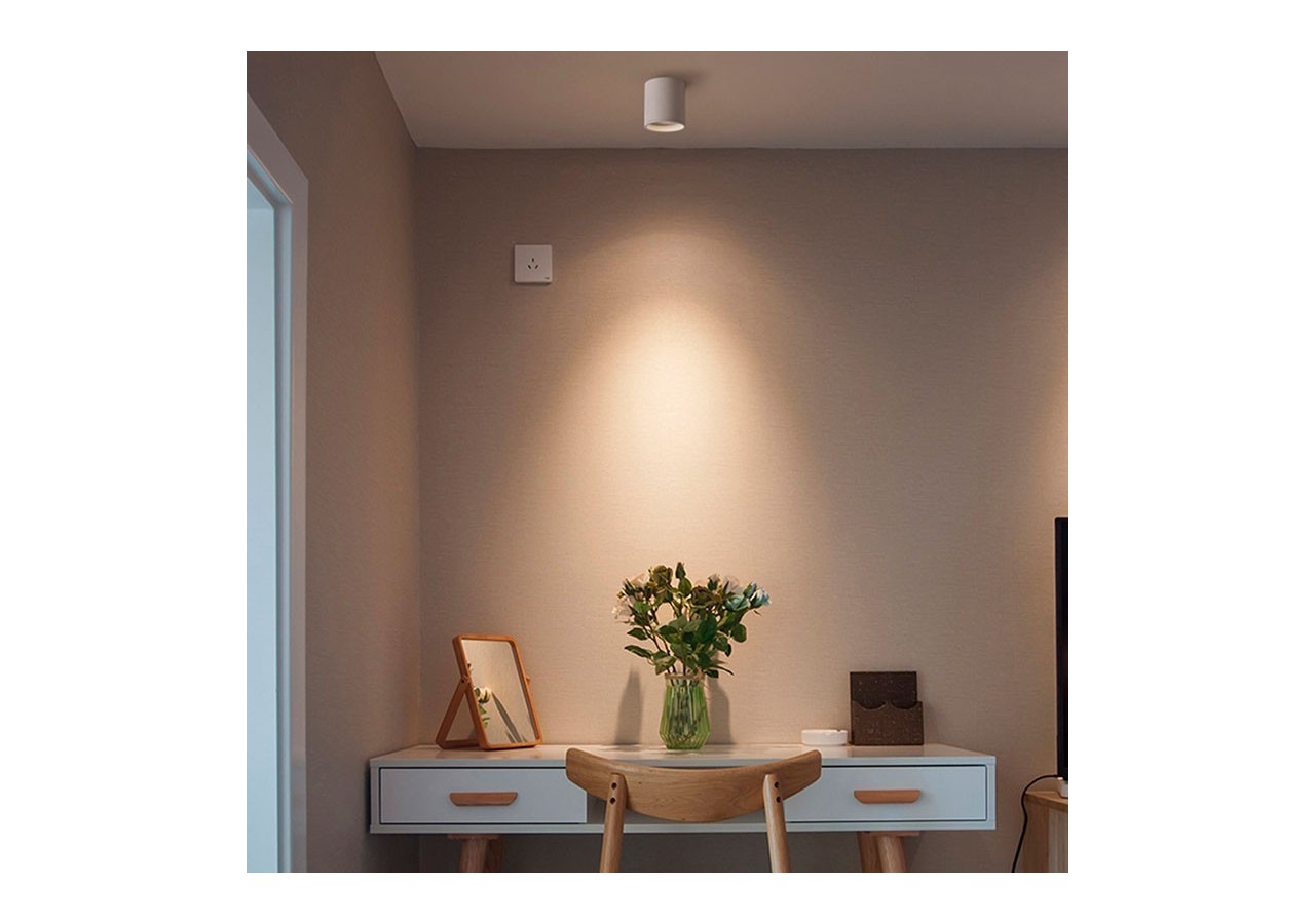 Applique plafond en polycarbonate orientable - GU10 - B985-R-B - Barcelona LED