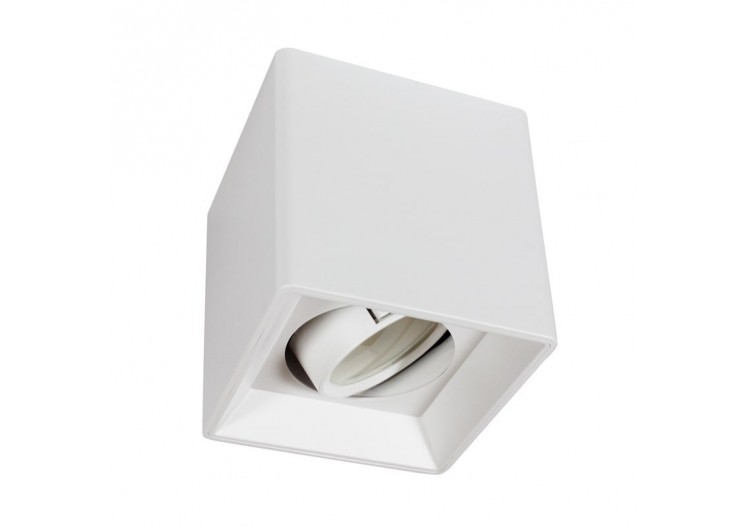 Applique plafond carrée en polycarbonate - Orientable - GU10 - B984-C-B - Barcelona LED