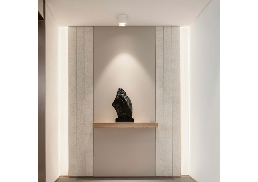Applique plafond carrée en polycarbonate - Orientable - GU10 - B984-C-B - Barcelona LED Applique plafond carrée en polycarbonate - Orientable - GU10 - B984-C-B - Barcelona LED