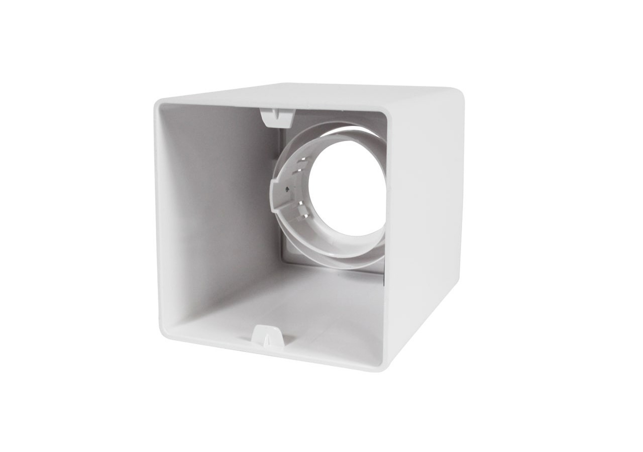 Applique plafond carrée en polycarbonate - Orientable - GU10 - B984-C-B - Barcelona LED