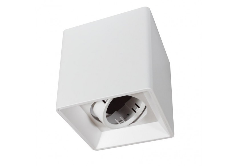Applique plafond carrée en polycarbonate - Orientable - GU10 - B984-C-B - Barcelona LED Applique plafond carrée en polycarbonate - Orientable - GU10 - B984-C-B - Barcelona LED