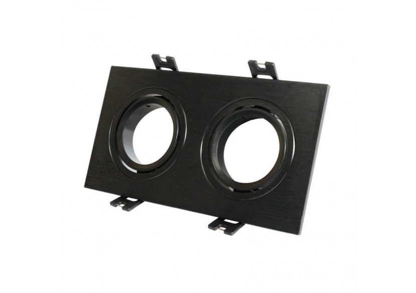 Cadran encastrable orientable pour 2 ampoules GU10, MR16 - B983-C-N - Barcelona LED Cadran encastrable orientable pour 2 ampoules GU10, MR16 - B983-C-N - Barcelona LED