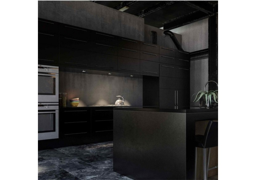 Collerette ronde orientable à encastrer pour ampoule GU10/MR16 - Découpe diamètre 75mm - B981-R-N - Barcelona LED