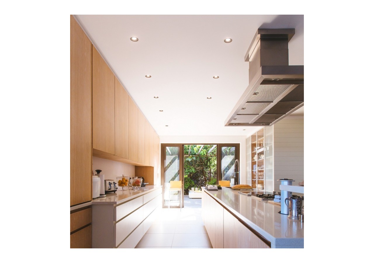 Support spot encastré pour ampoule GU10 / MR16 - Coupe diamètre 70mm - B980-R-P - Barcelona LED