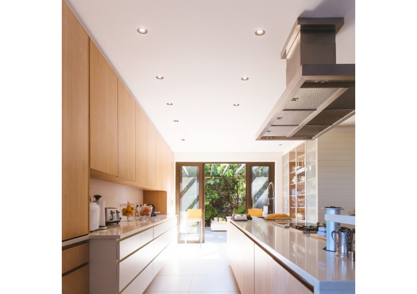 Support spot encastré pour ampoule GU10 / MR16 - Coupe diamètre 70mm - B980-R-P - Barcelona LED Support spot encastré pour ampoule GU10 / MR16 - Coupe diamètre 70mm - B980-R-P - Barcelona LED