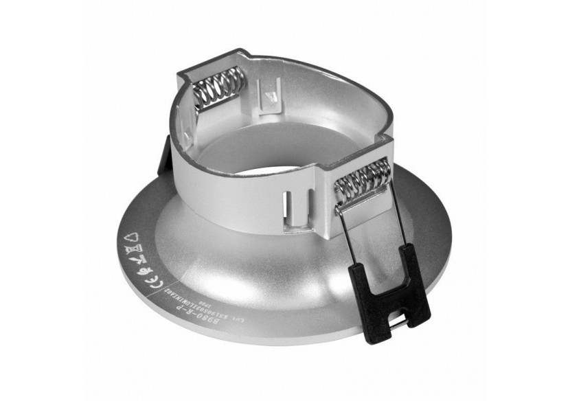 Support spot encastré pour ampoule GU10 / MR16 - Coupe diamètre 70mm - B980-R-P - Barcelona LED Support spot encastré pour ampoule GU10 / MR16 - Coupe diamètre 70mm - B980-R-P - Barcelona LED