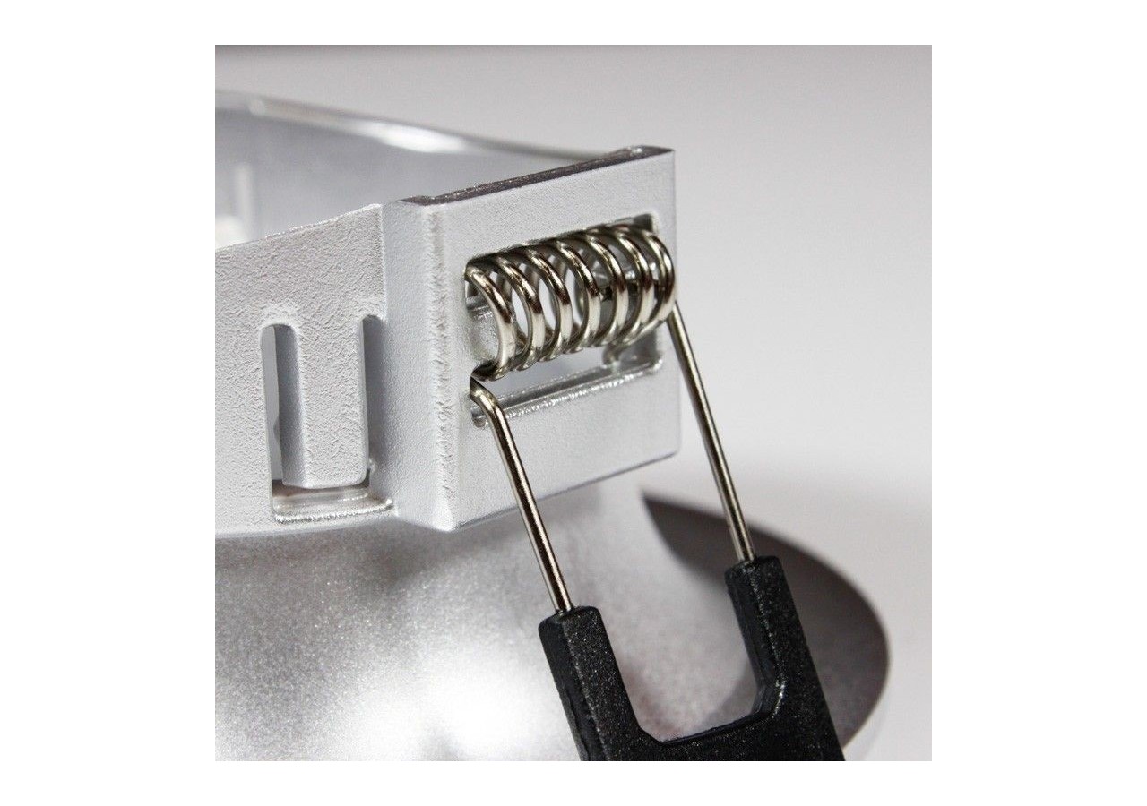 Support spot encastré pour ampoule GU10 / MR16 - Coupe diamètre 70mm - B980-R-P - Barcelona LED