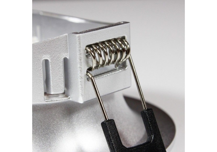 Support spot encastré pour ampoule GU10 / MR16 - Coupe diamètre 70mm - B980-R-P - Barcelona LED Support spot encastré pour ampoule GU10 / MR16 - Coupe diamètre 70mm - B980-R-P - Barcelona LED