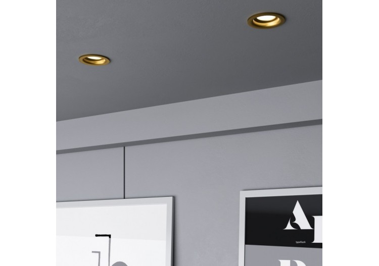 Support spot encastré pour ampoule GU10 / MR16 - Coupe diamètre 70mm - B980-R-D - Barcelona LED 2