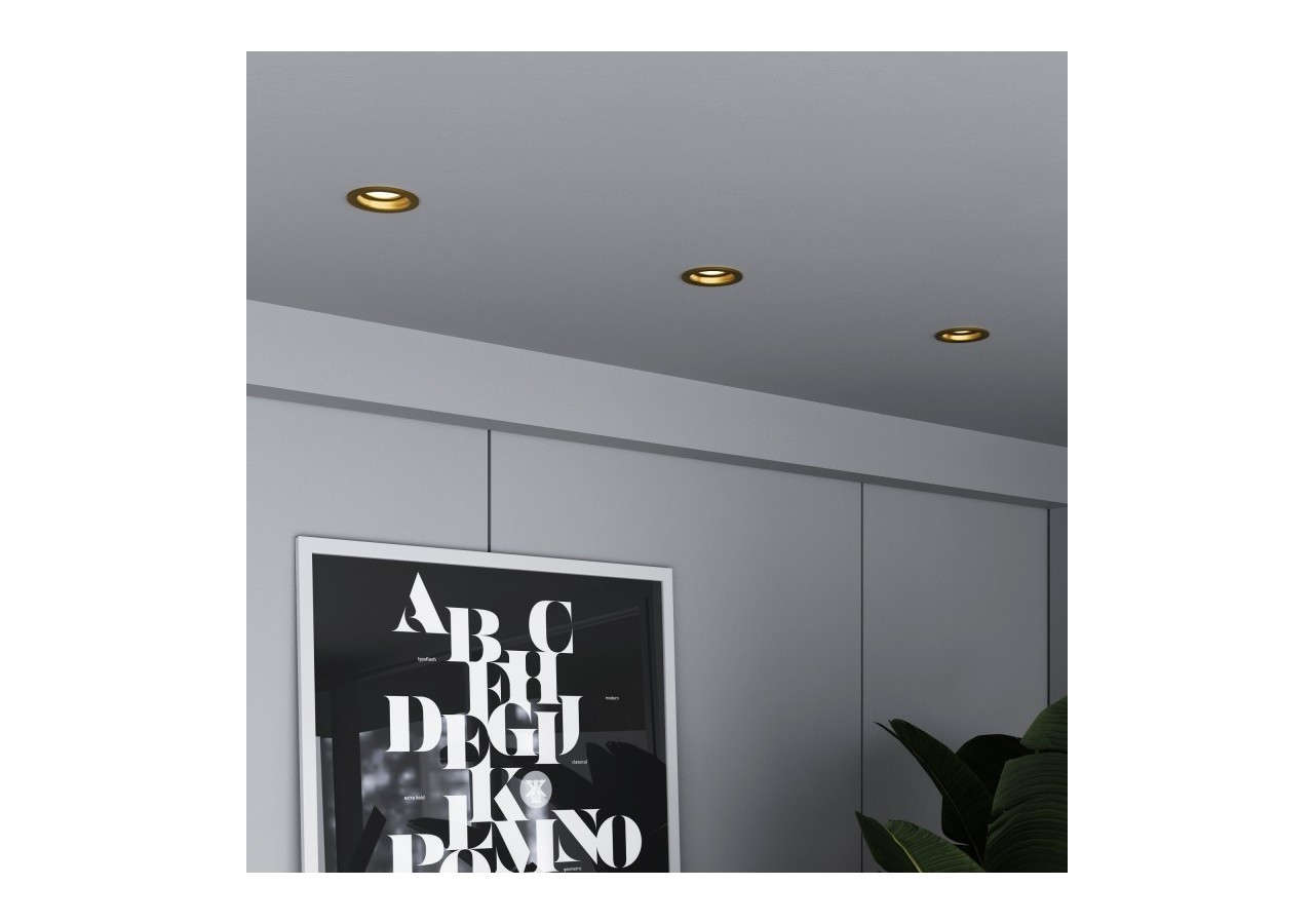 Support spot encastré pour ampoule GU10 / MR16 - Coupe diamètre 70mm - B980-R-D - Barcelona LED