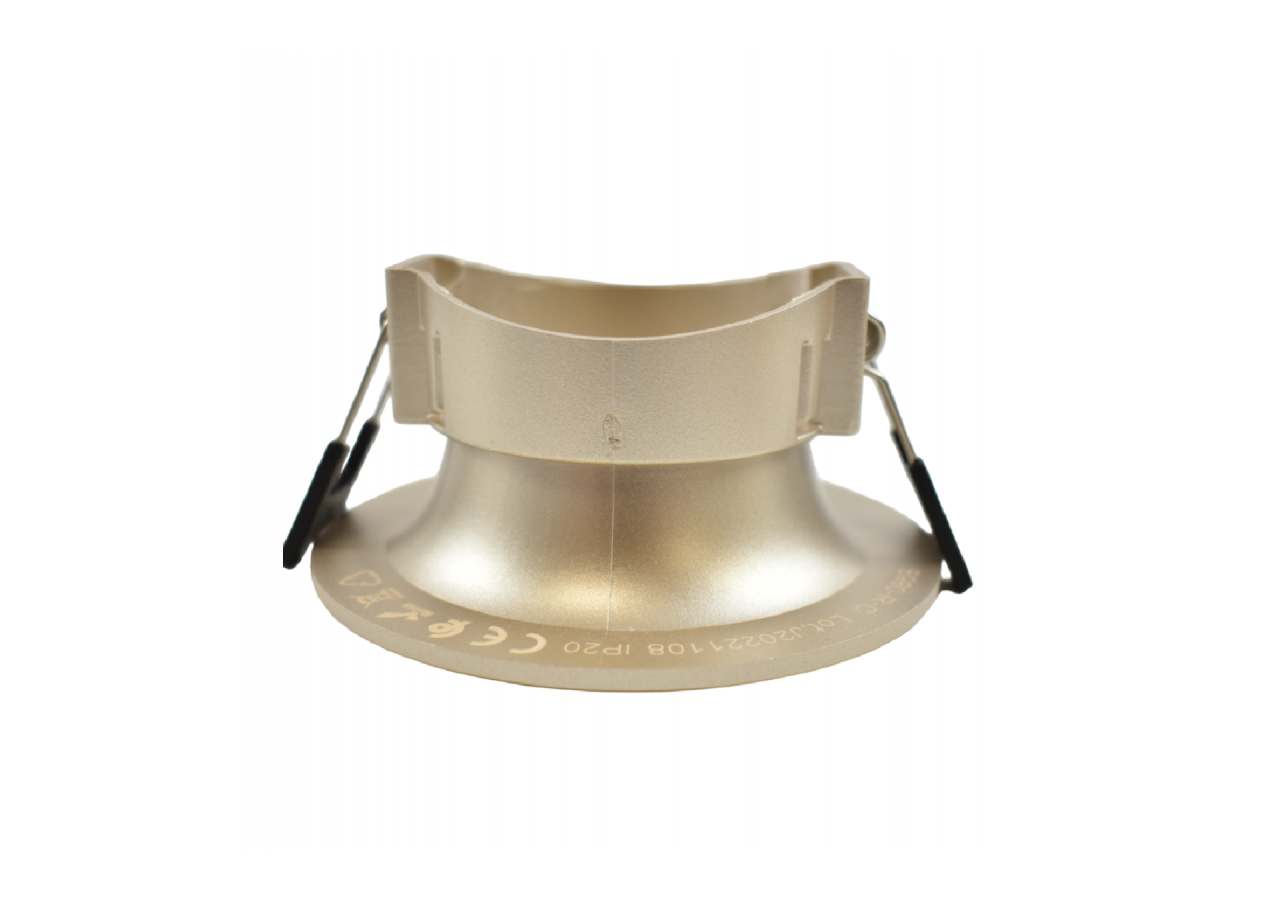 Support spot encastré pour ampoule GU10 / MR16 - Coupe diamètre 70mm - B980-R-C - Barcelona LED