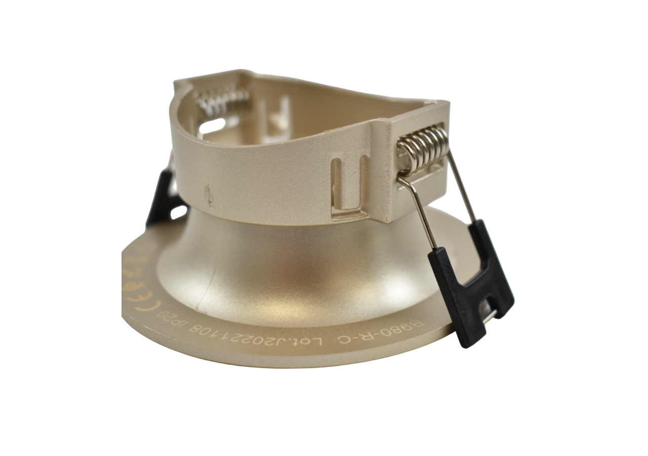 Support spot encastré pour ampoule GU10 / MR16 - Coupe diamètre 70mm - B980-R-C - Barcelona LED