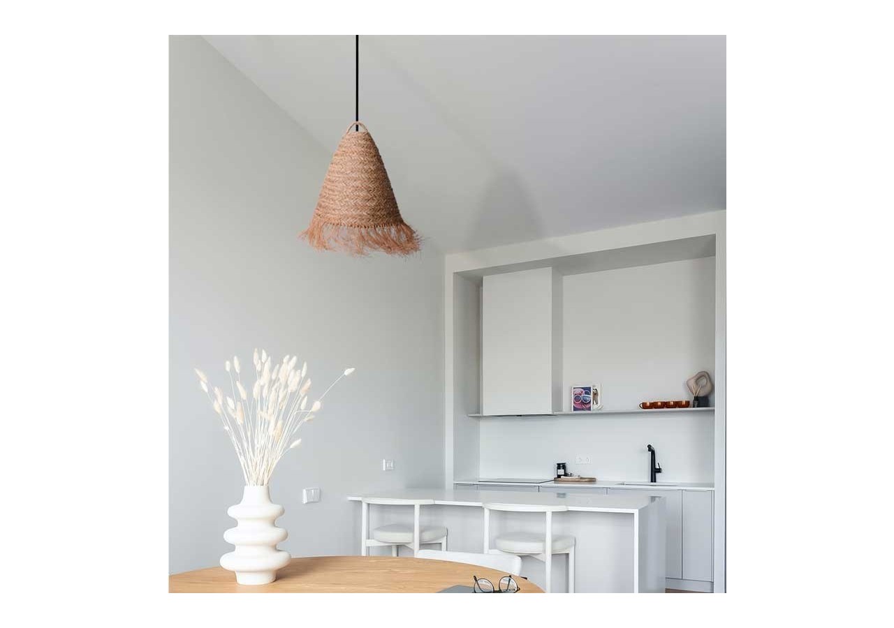 Suspension en fibre naturelle "Nam" - K173-N - Barcelona LED