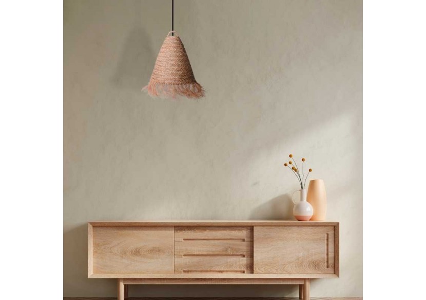 Suspension en fibre naturelle "Nam" - K173-N - Barcelona LED Suspension en fibre naturelle "Nam" - K173-N - Barcelona LED