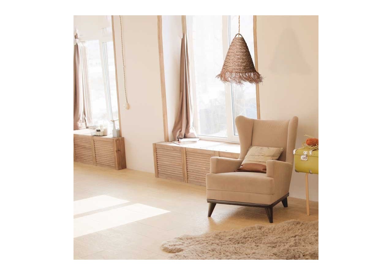 Suspension en fibre naturelle "Nam" - K173-CU - Barcelona LED