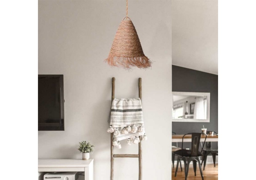 Suspension en fibre naturelle "Nam" - K173-CU - Barcelona LED Suspension en fibre naturelle "Nam" - K173-CU - Barcelona LED
