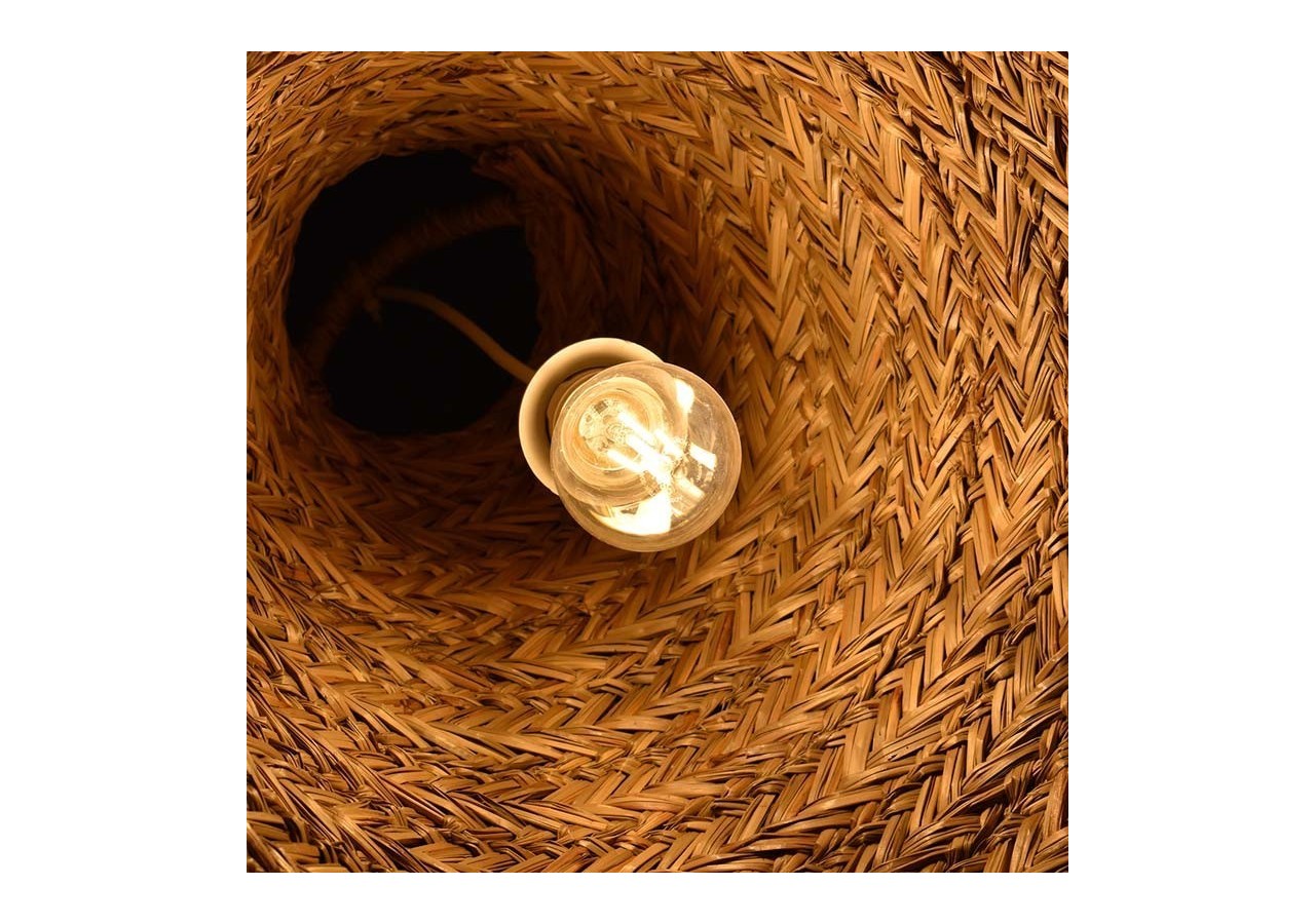 Suspension en fibre naturelle "Nam" - K173-CU - Barcelona LED