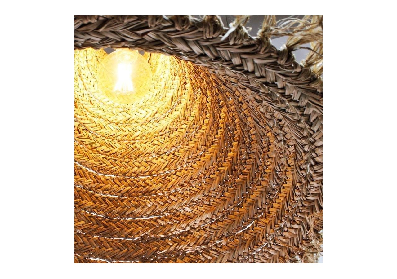 Suspension en fibre naturelle "Nam" - K173-CU - Barcelona LED
