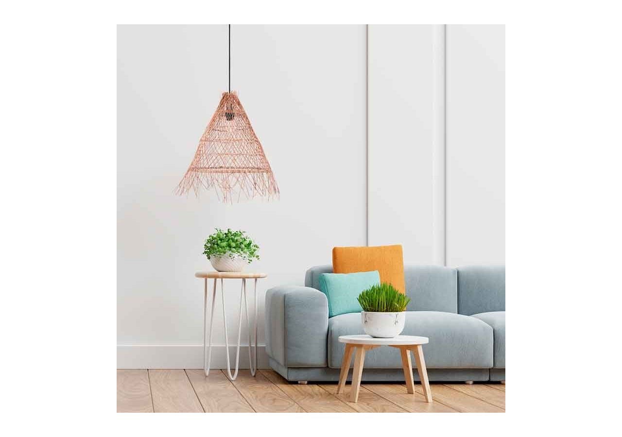 Suspension en osier"Willow" - K171-N - Barcelona LED