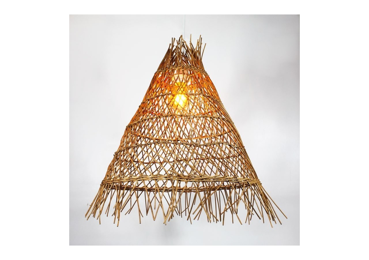Suspension en osier"Willow" - K171-N - Barcelona LED