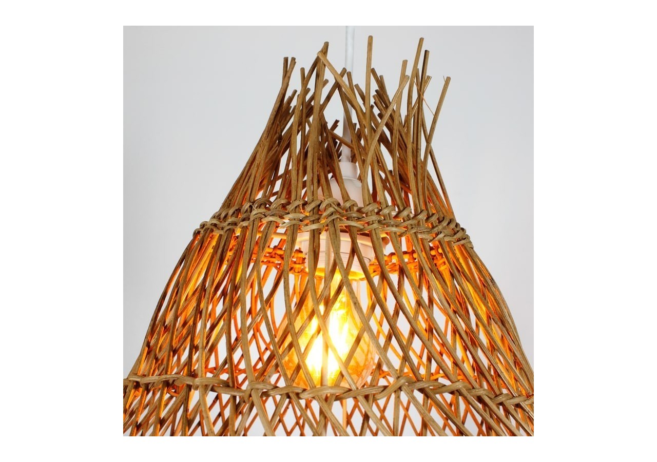 Suspension en osier"Willow" - K171-N - Barcelona LED