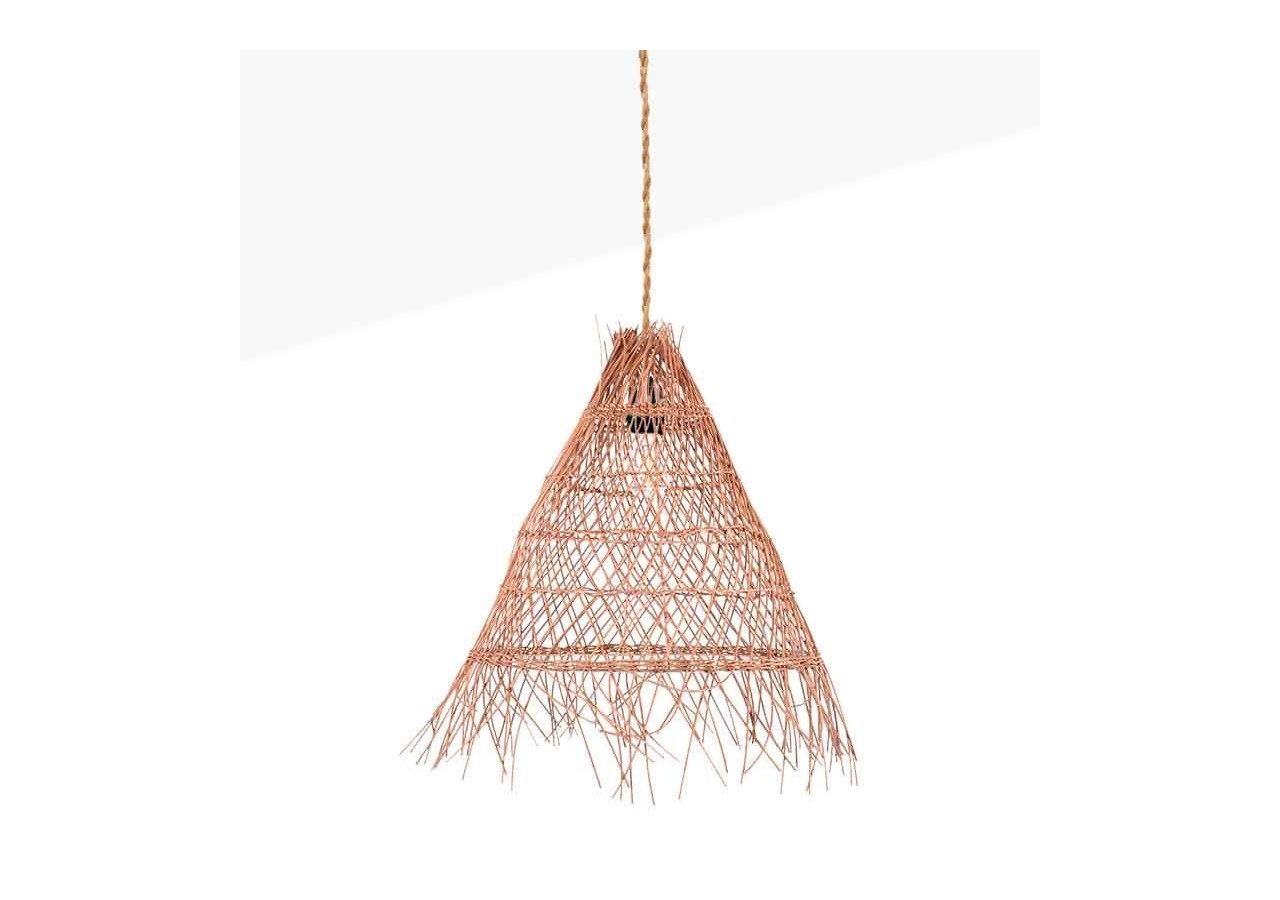 Suspension en osier"Willow" - K171-CU - Barcelona LED