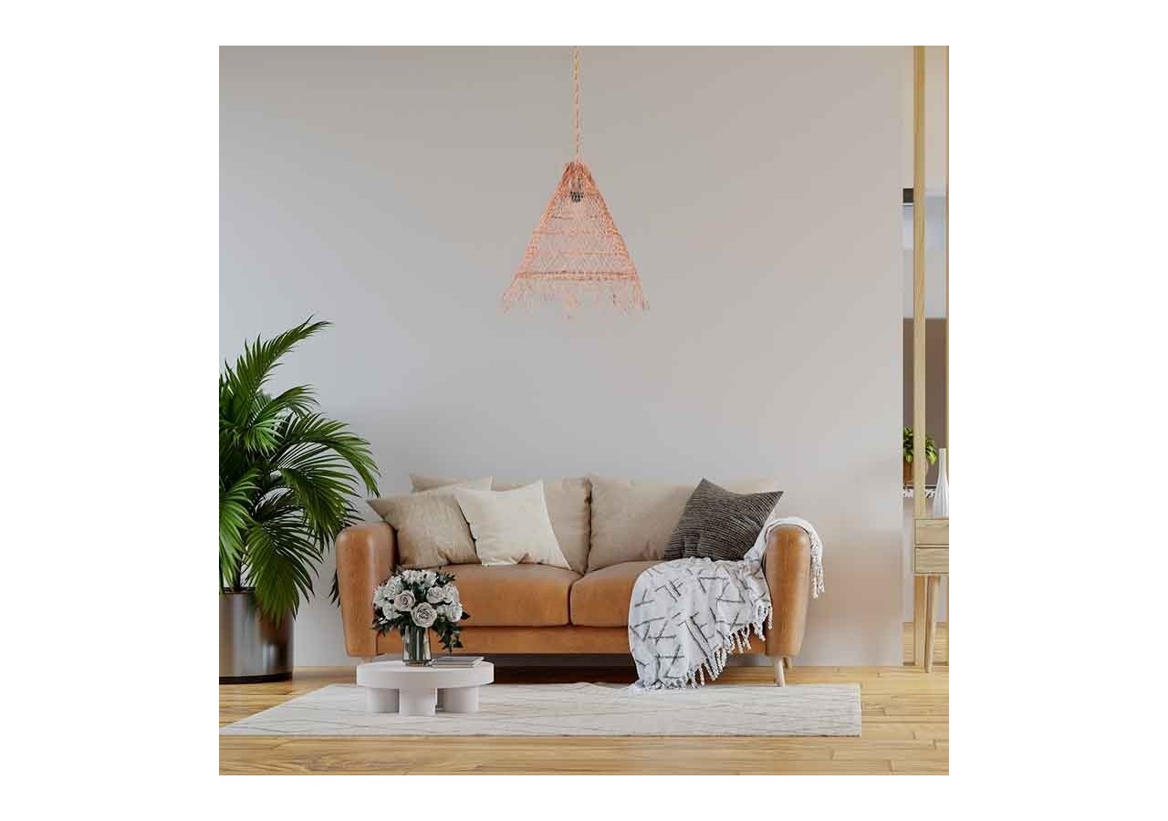 Suspension en osier"Willow" - K171-CU - Barcelona LED