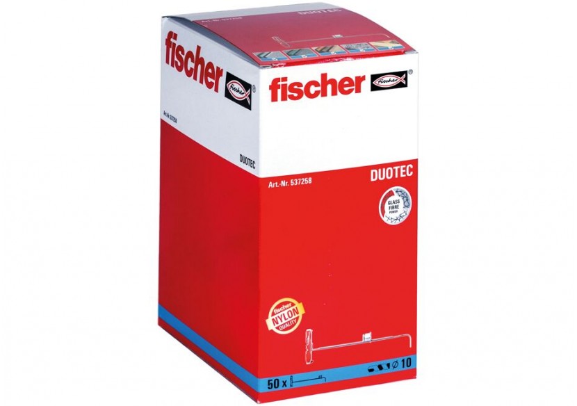 Cheville à bascule en nylon Duotec - Boite de 50