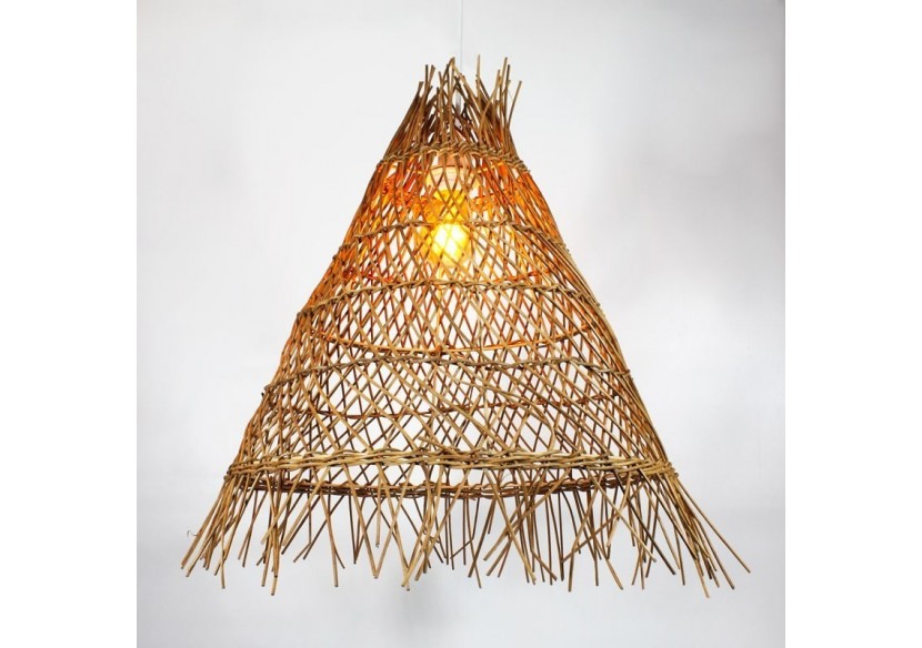 Suspension en osier"Willow" - K171-CU - Barcelona LED