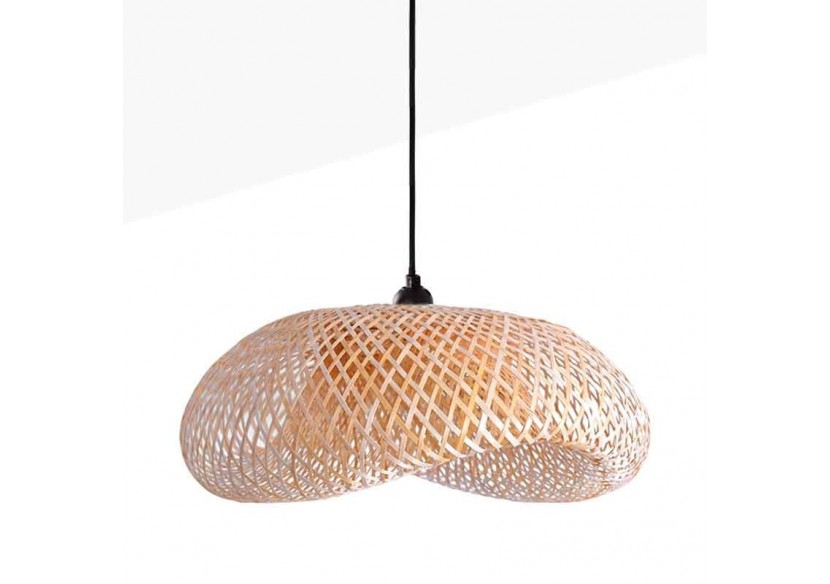Suspension en osier "Vimet Lite" - K170-N - Barcelona LED