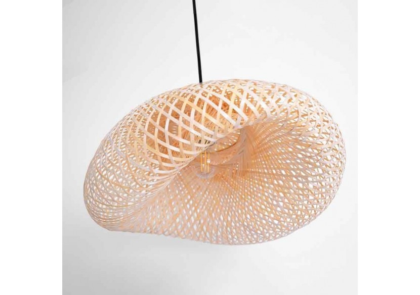 Suspension en osier "Vimet Lite" - K170-N - Barcelona LED