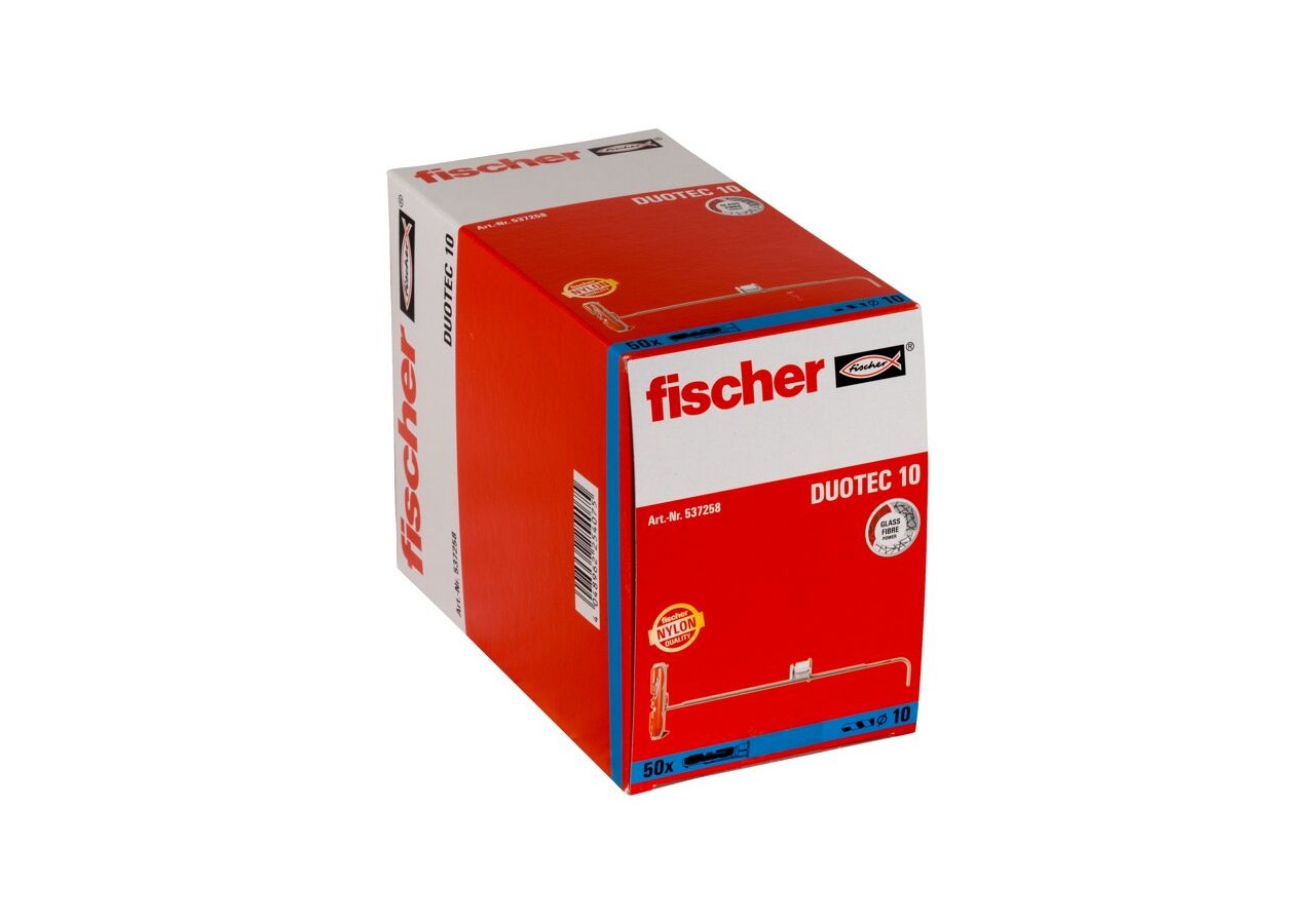 Cheville à bascule en nylon Duotec - Boite de 50