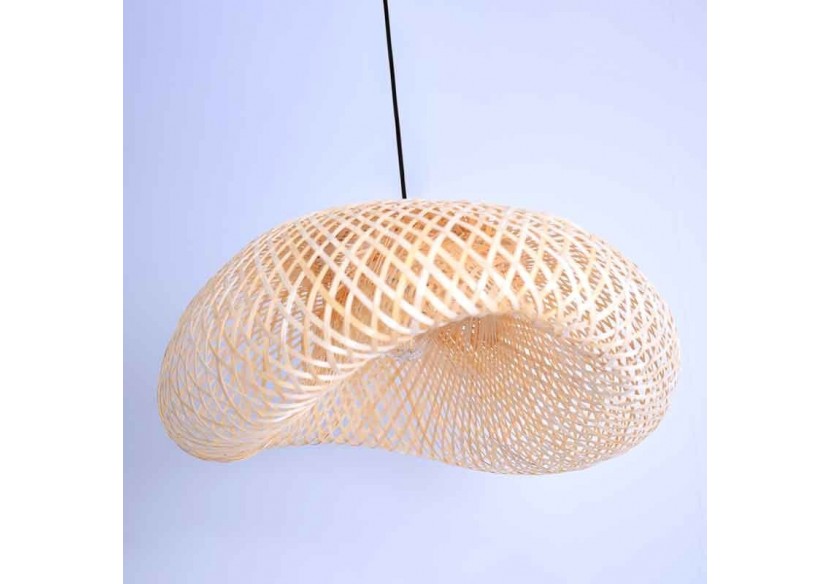 Suspension en osier "Vimet Lite" - K170-N - Barcelona LED