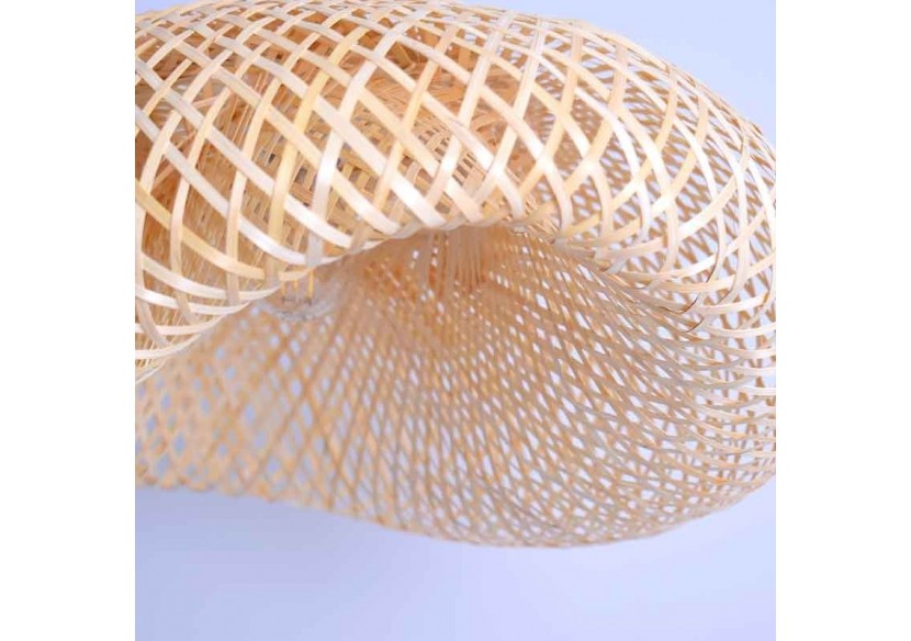 Suspension en osier "Vimet Lite" - K170-N - Barcelona LED