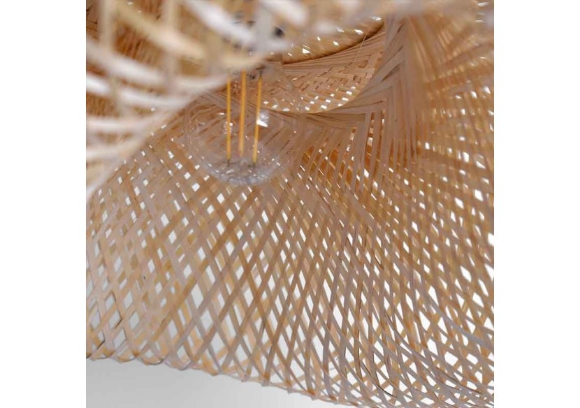 Suspension en osier "Vimet Lite" - K170-N - Barcelona LED