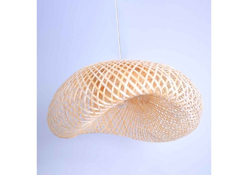 Suspension en osier "Vimet Lite" - K170-B - Barcelona LED