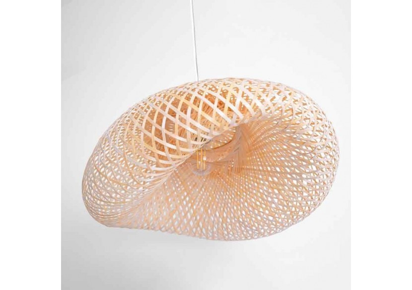 Suspension en osier "Vimet Lite" - K170-B - Barcelona LED