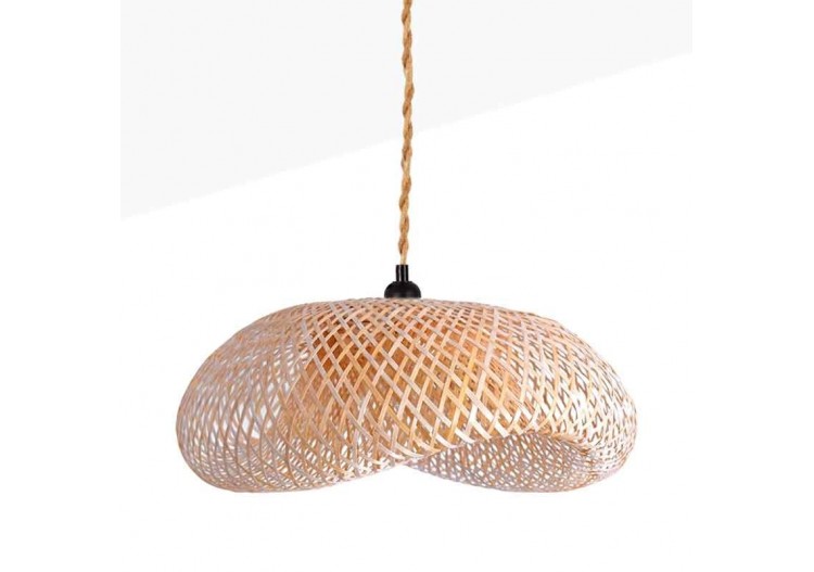 Suspension en osier "Vimet Lite" - K170-CU - Barcelona LED