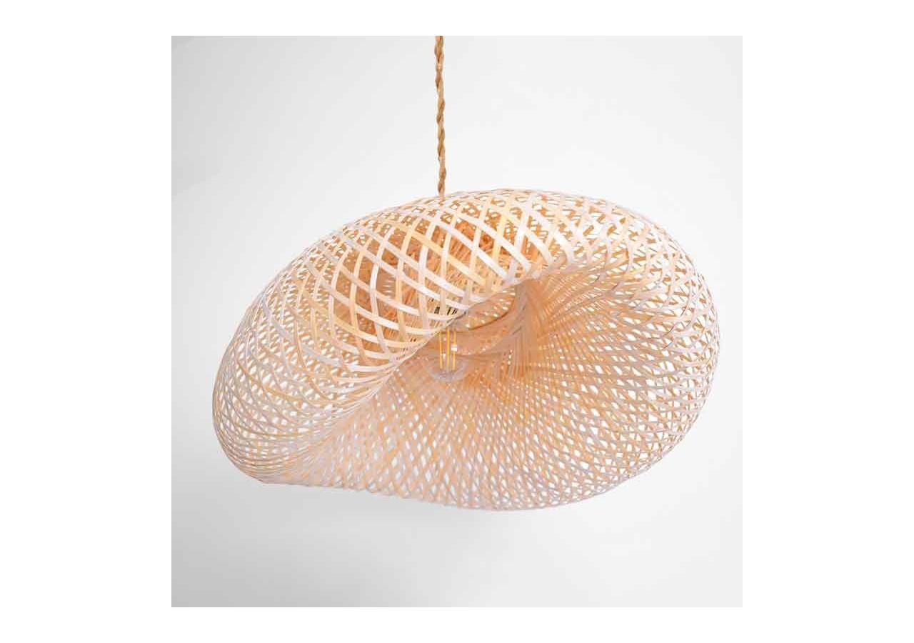 Suspension en osier "Vimet Lite" - K170-CU - Barcelona LED