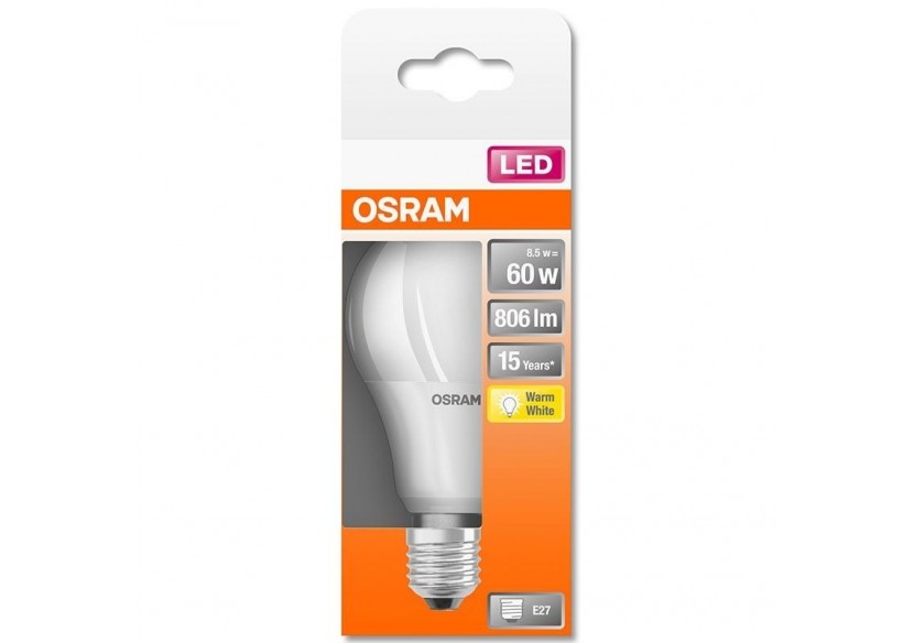 Ampoule LED A60 E27 8,5W LEDVANCE - O127357 - Barcelona LED