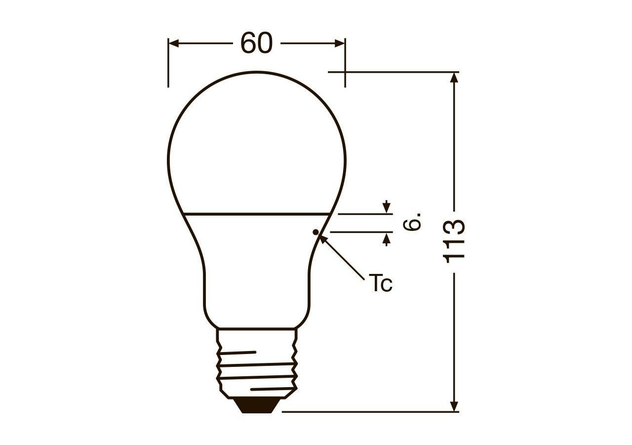 Ampoule LED A60 E27 8,5W LEDVANCE - O127357 - Barcelona LED